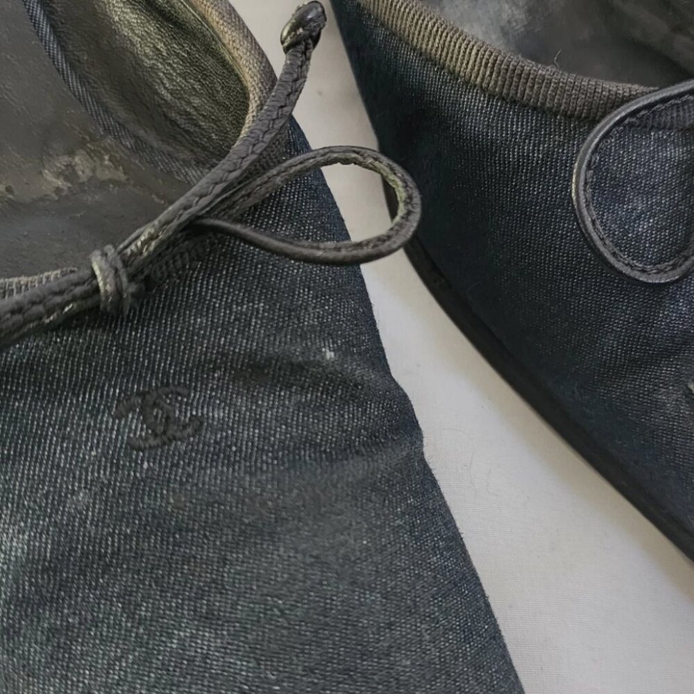 Vintage Chanel Leather Mules sz 40 - Picture 2 of 6